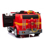 Elektrické autíčko - hasičské - červené